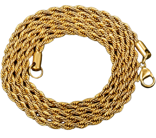 Rope Goud Ketting - Outfinish